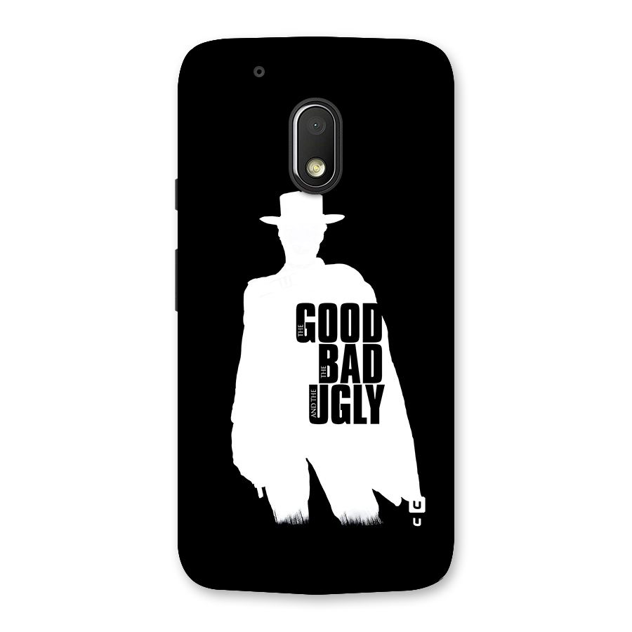 Good Bad Ugly Back Case for Moto G4 Play
