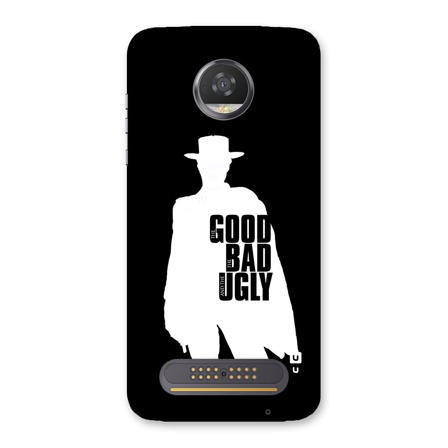 Good Bad Ugly Back Case for Moto Z2 Play
