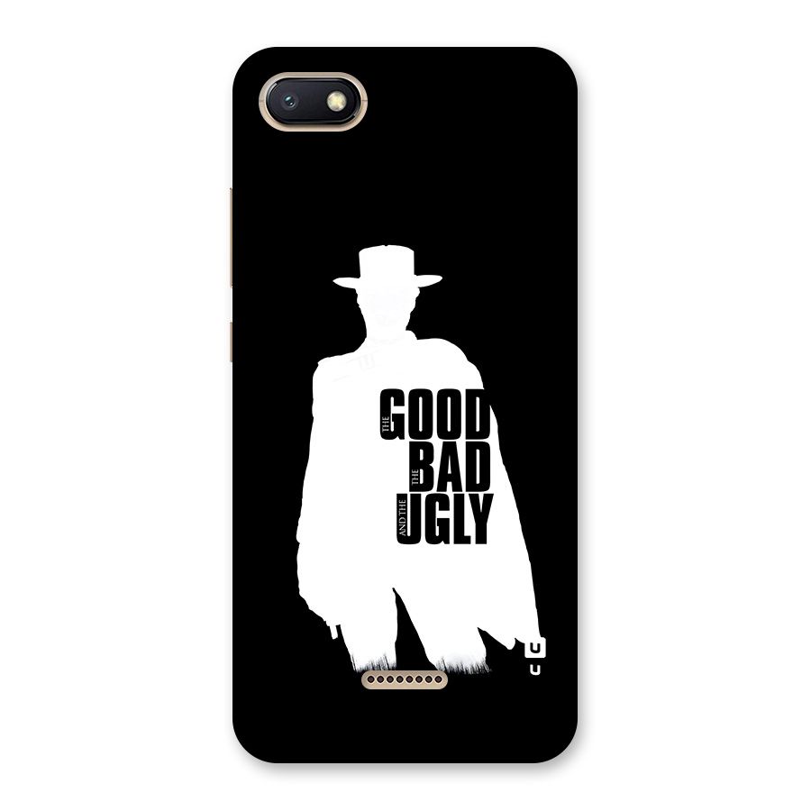 Good Bad Ugly Back Case for Redmi 6A