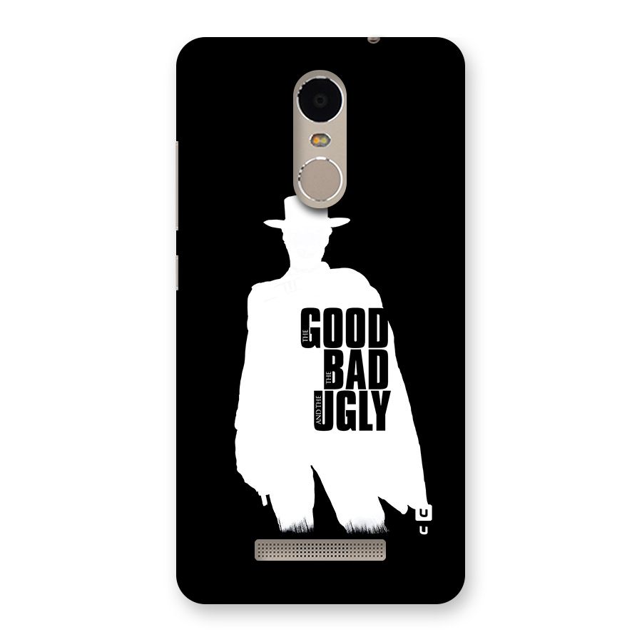Good Bad Ugly Back Case for Redmi Note 3