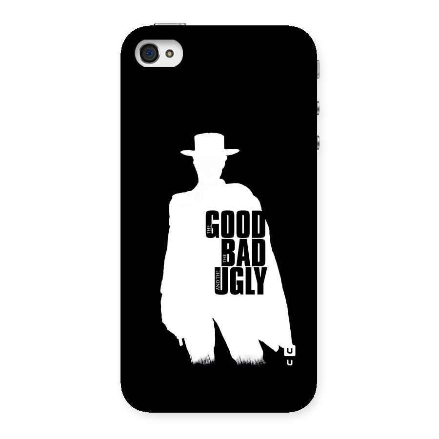 Good Bad Ugly Back Case for iPhone 4 4s