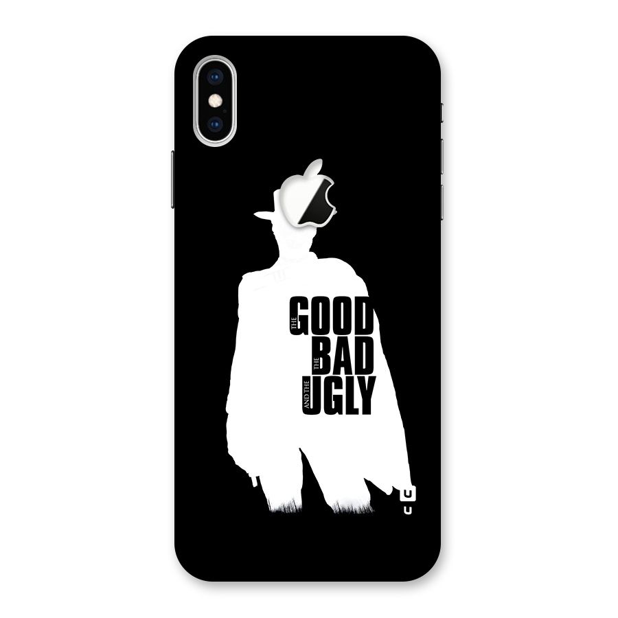 Good Bad Ugly Back Case for iPhone XS Max Apple Cut