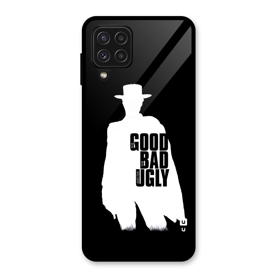 Good Bad Ugly Glass Back Case for Galaxy A22 4G