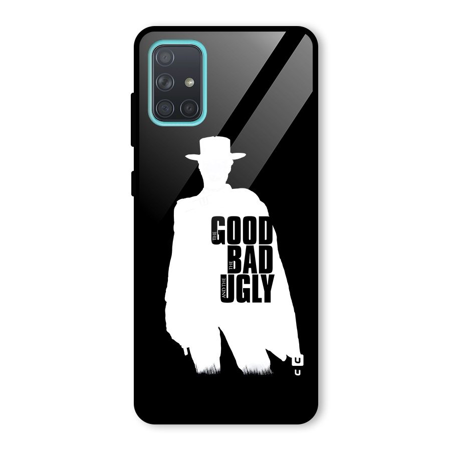 Good Bad Ugly Glass Back Case for Galaxy A71
