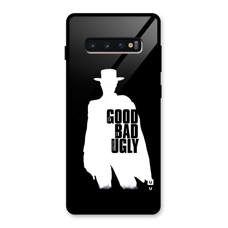 Good Bad Ugly Glass Back Case for Galaxy S10 Plus