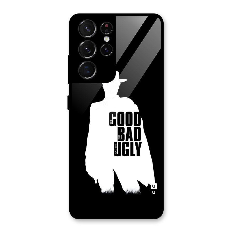 Good Bad Ugly Glass Back Case for Galaxy S21 Ultra 5G