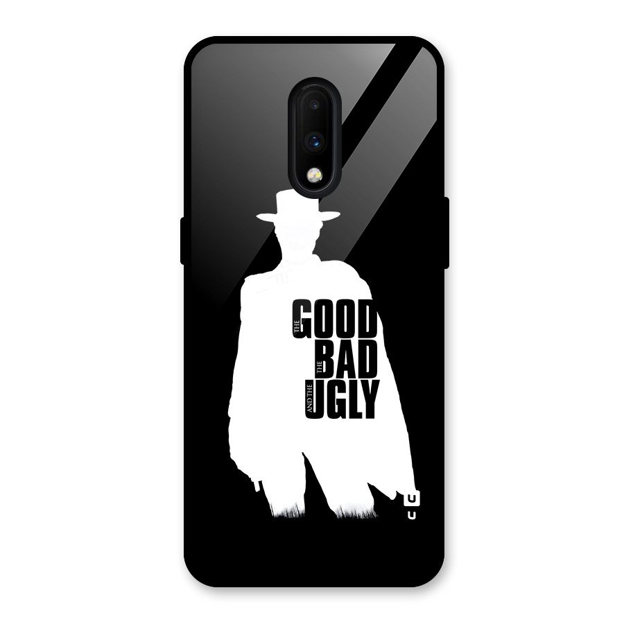 Good Bad Ugly Glass Back Case for OnePlus 7