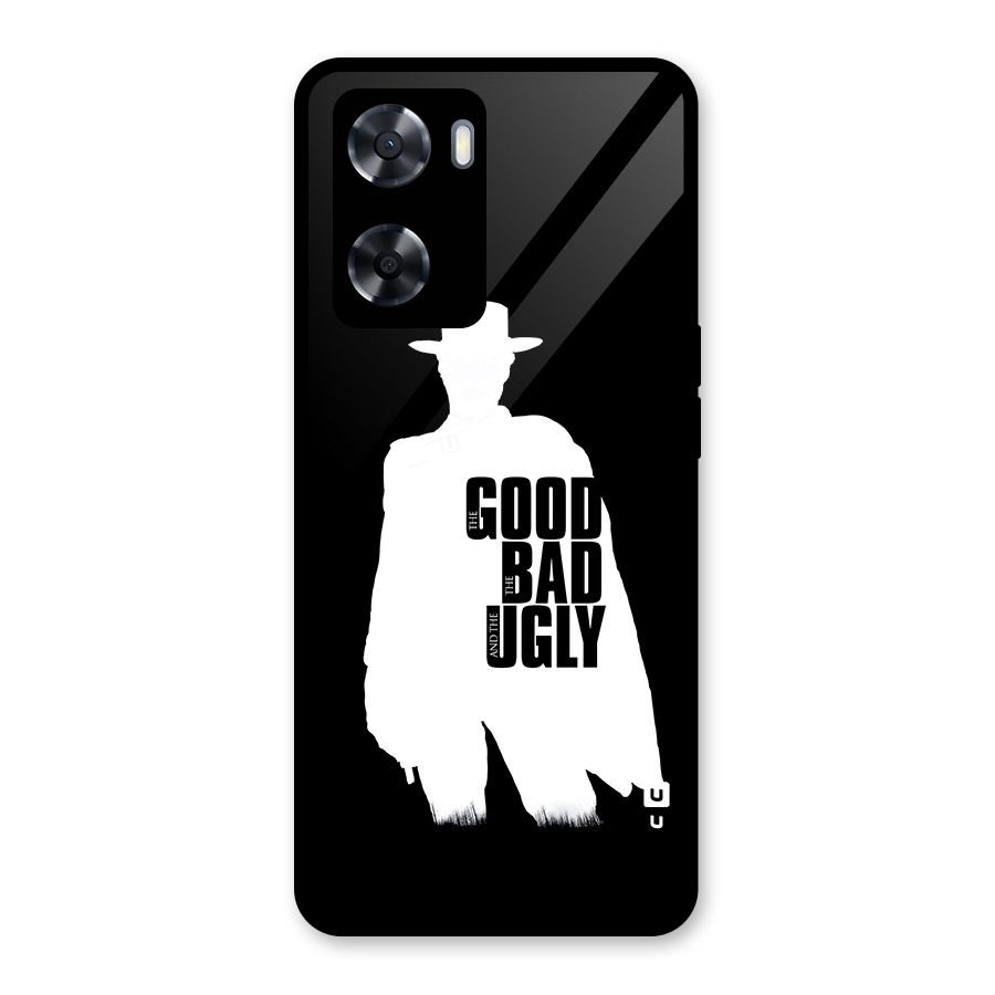 Good Bad Ugly Glass Back Case for Oppo A57 2022
