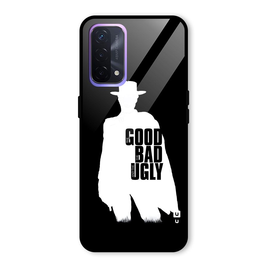 Good Bad Ugly Glass Back Case for Oppo A74 5G