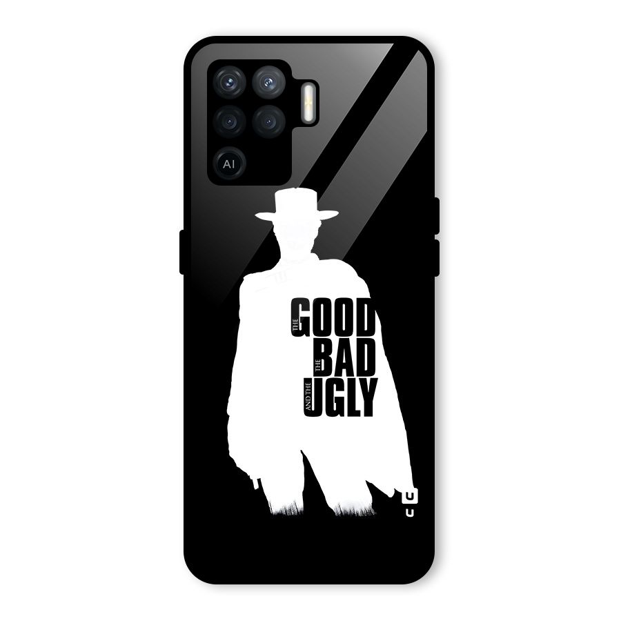 Good Bad Ugly Glass Back Case for Oppo F19 Pro