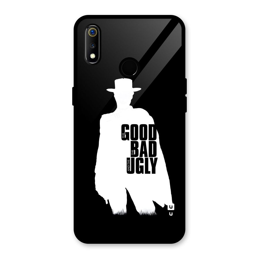 Good Bad Ugly Glass Back Case for Realme 3i