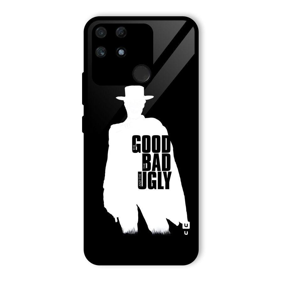 Good Bad Ugly Glass Back Case for Realme Narzo 50A