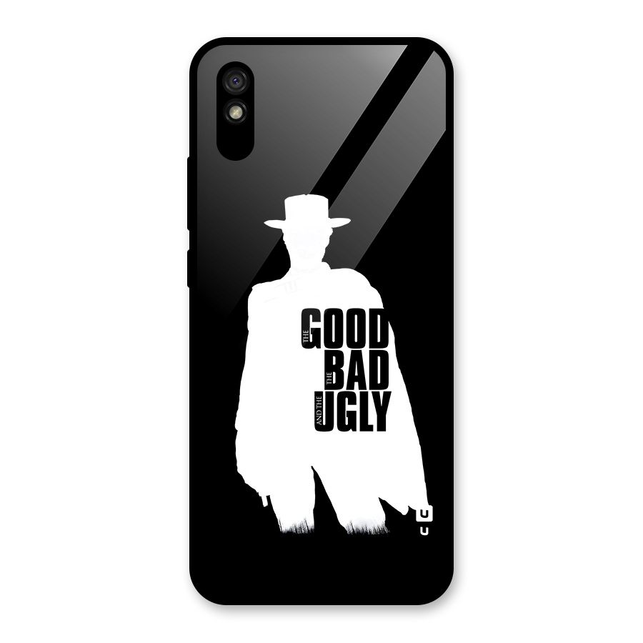 Good Bad Ugly Glass Back Case for Redmi 9A