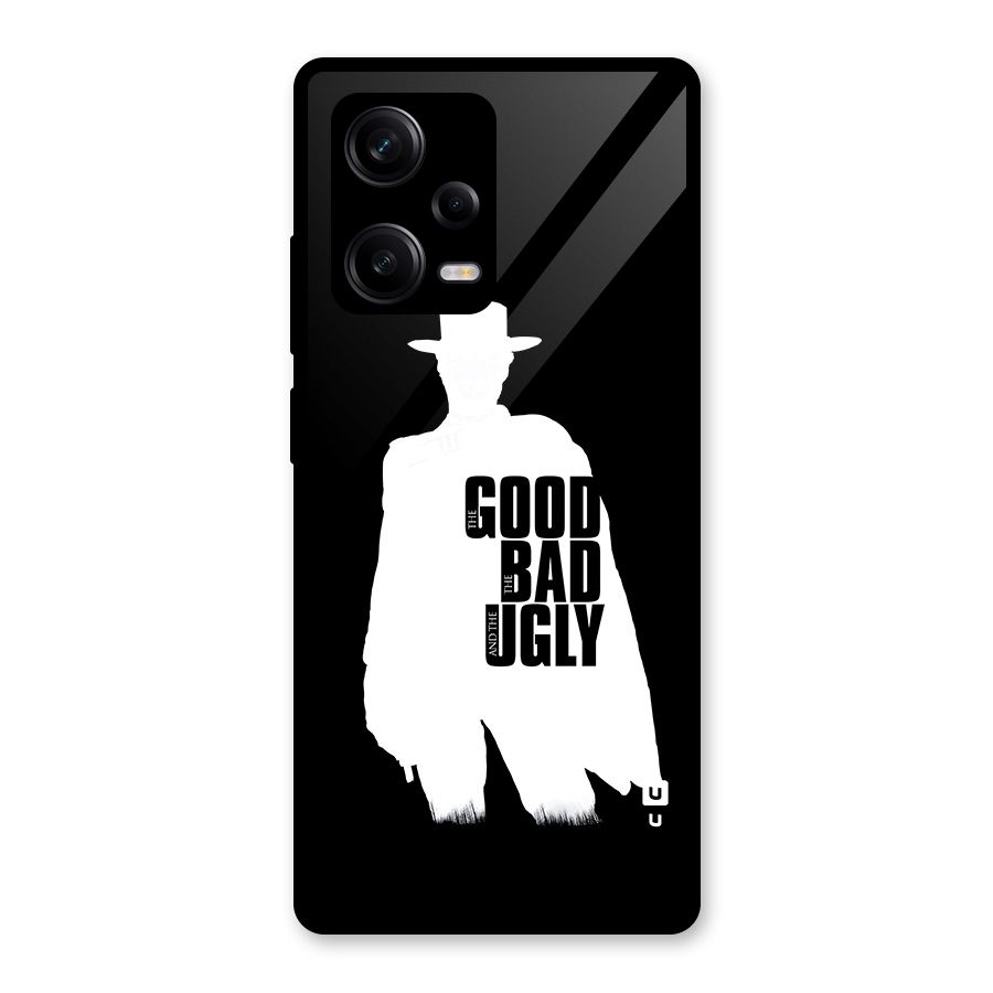 Good Bad Ugly Glass Back Case for Redmi Note 12 Pro