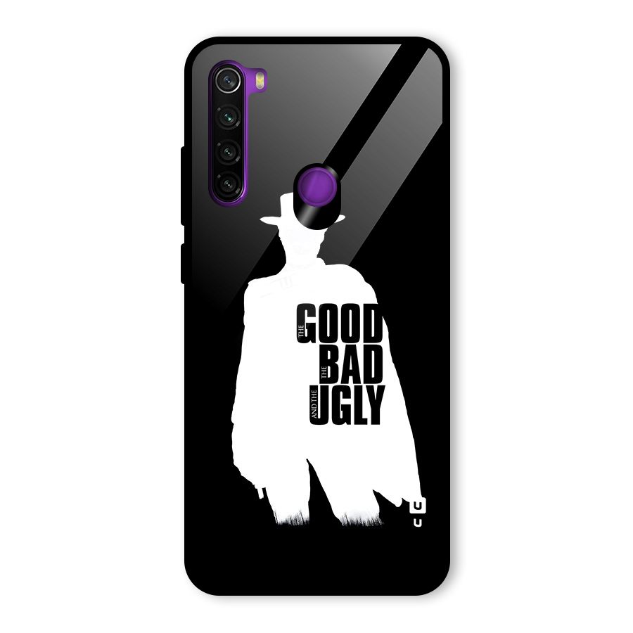 Good Bad Ugly Glass Back Case for Redmi Note 8
