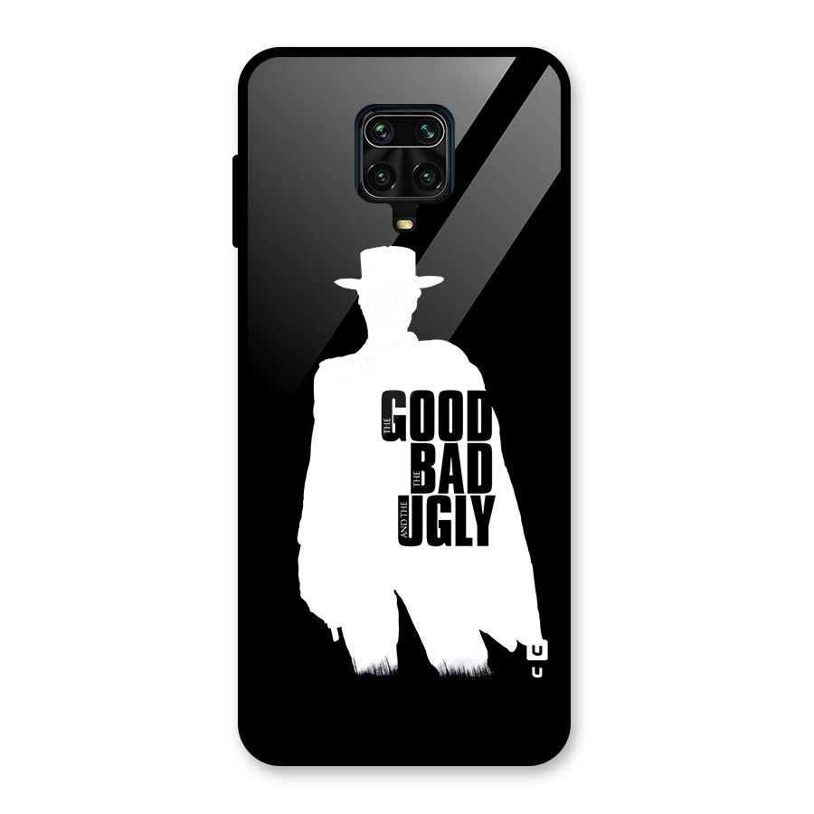 Good Bad Ugly Glass Back Case for Redmi Note 9 Pro