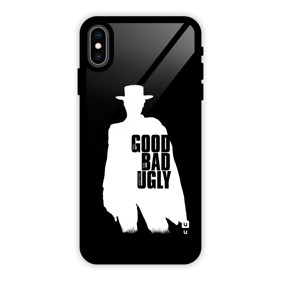 Good Bad Ugly Glass Back Case for iPhone XS Max