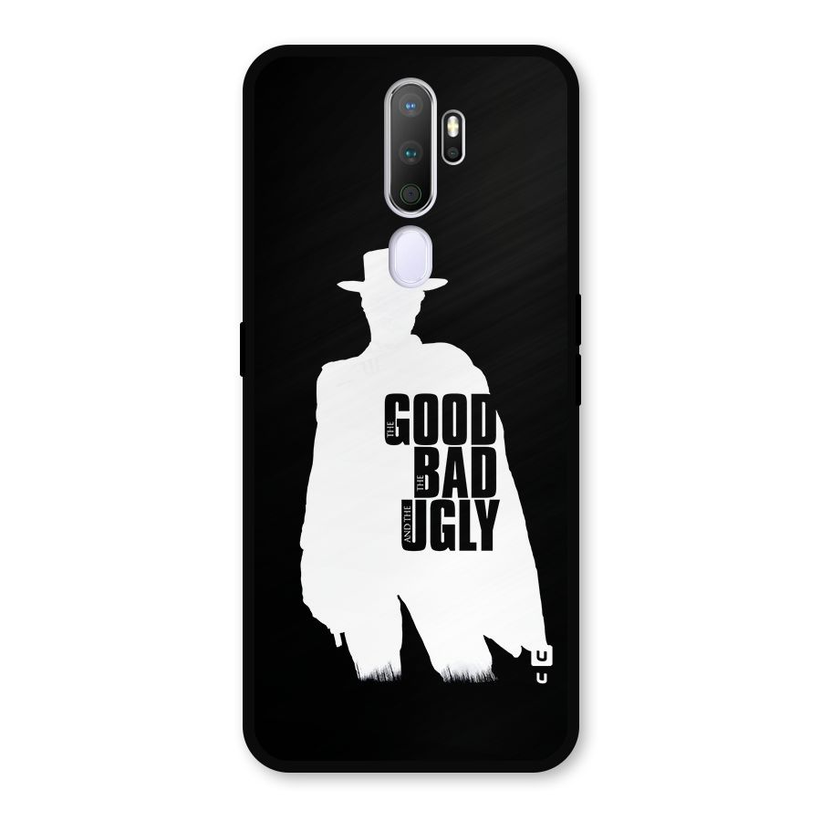 Good Bad Ugly Metal Back Case for Oppo A9 (2020)