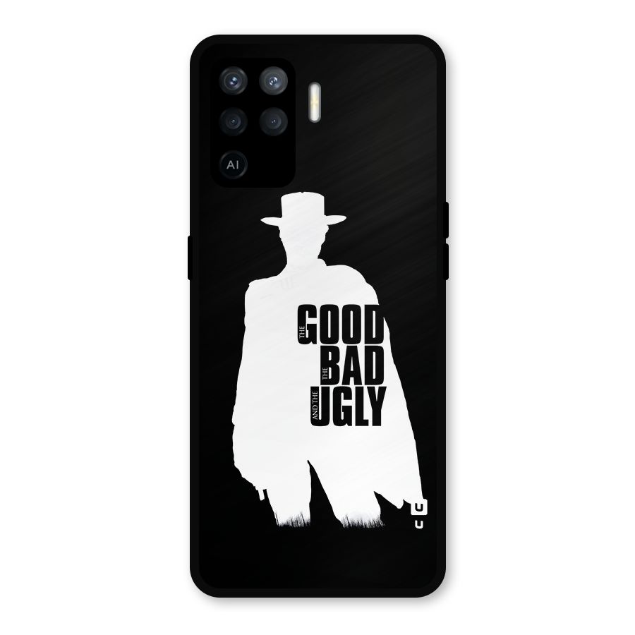 Good Bad Ugly Metal Back Case for Oppo F19 Pro