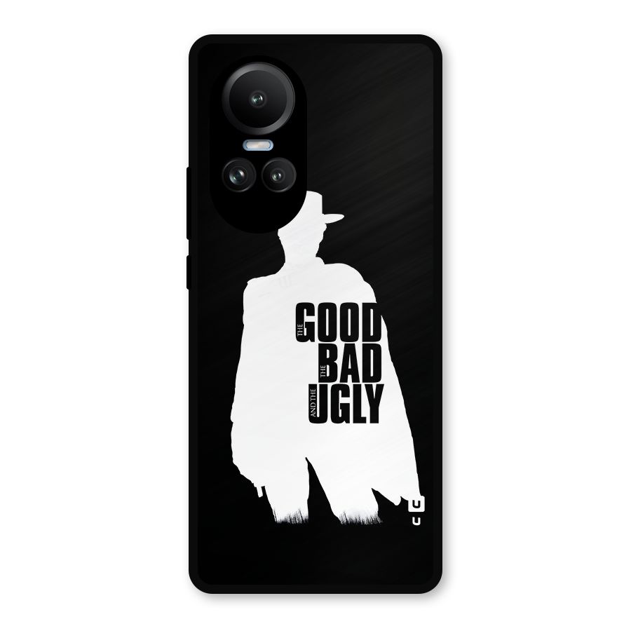 Good Bad Ugly Metal Back Case for Oppo Reno10 Pro