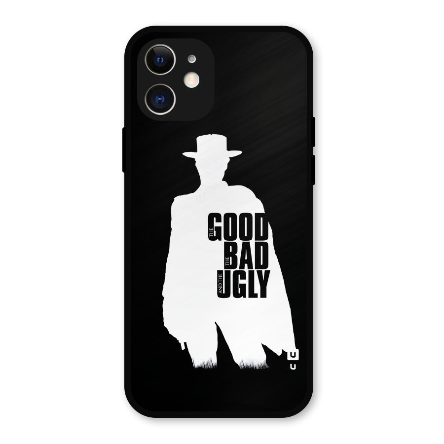 Good Bad Ugly Metal Back Case for iPhone 12
