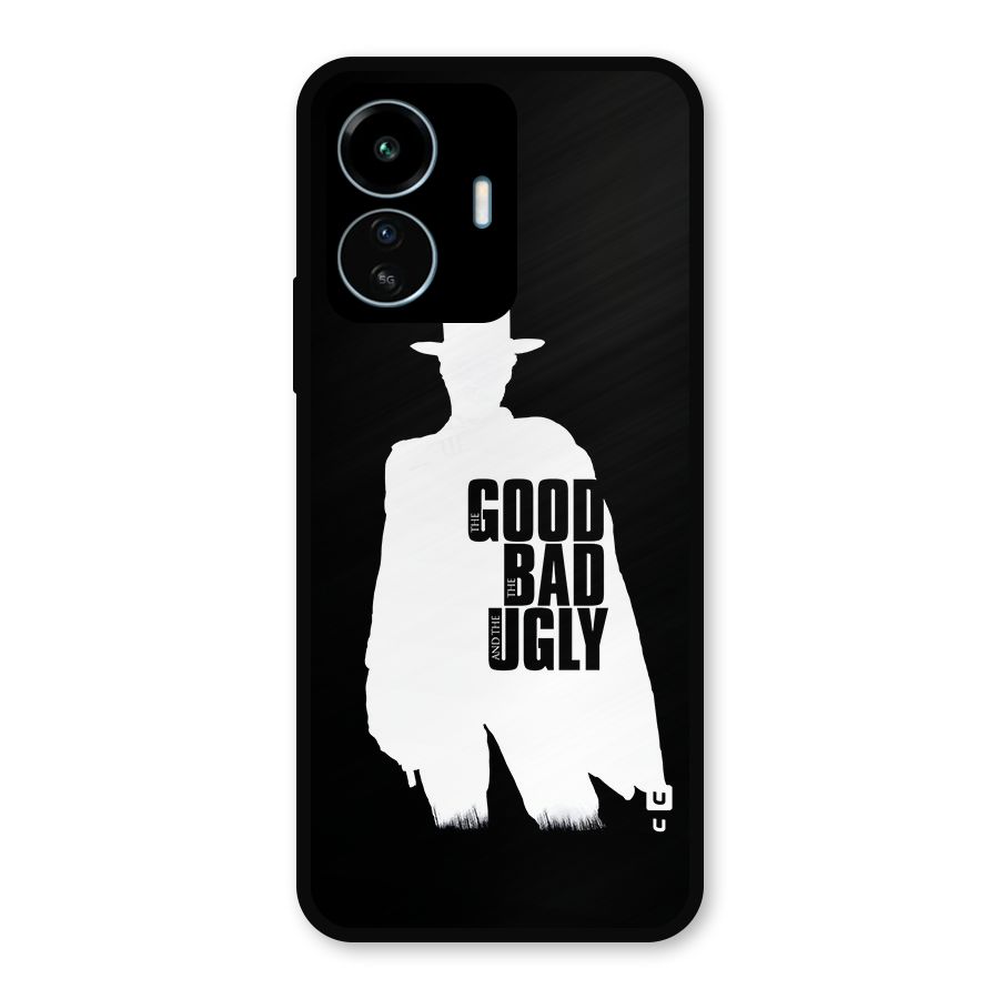 Good Bad Ugly Metal Back Case for vivo iQOO Z6 Lite 5G