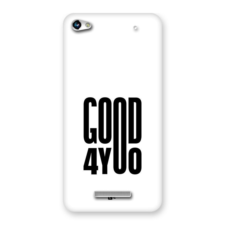 Good For You Back Case for Canvas Hue 2 A316