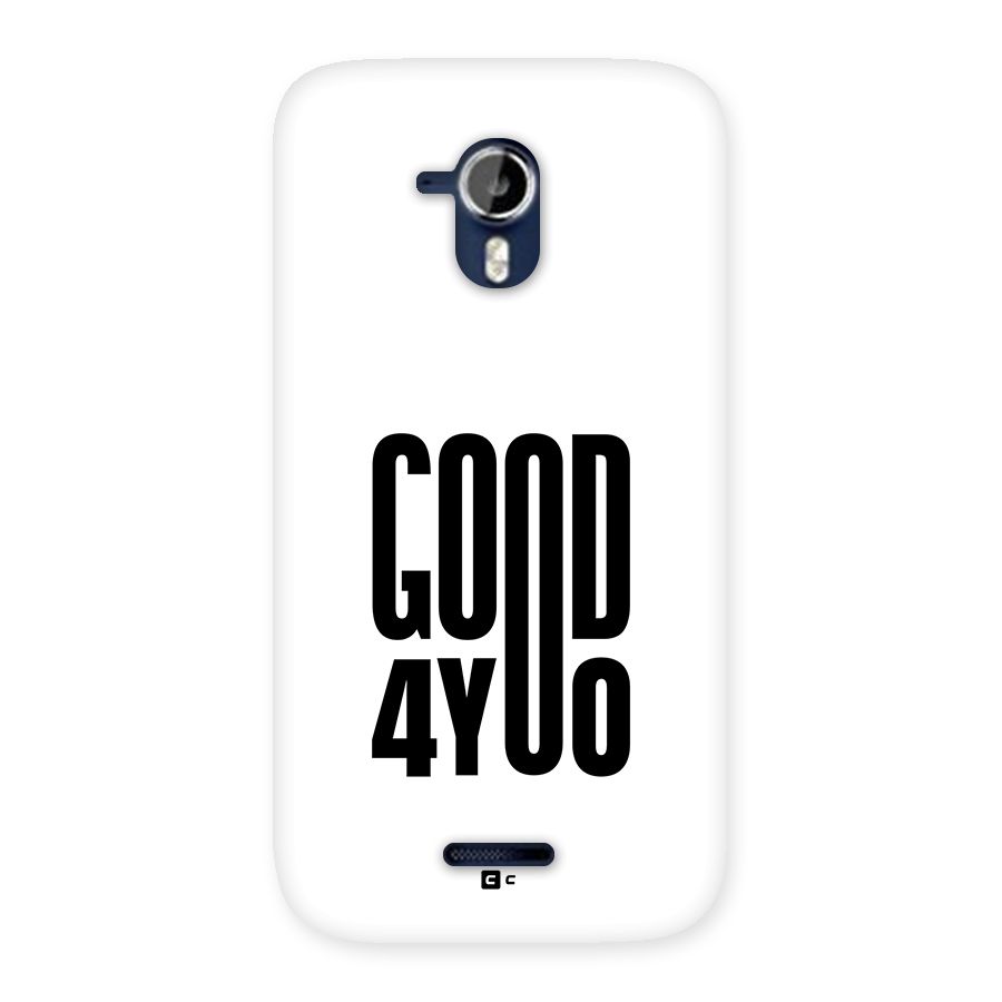 Good For You Back Case for Canvas Magnus A117