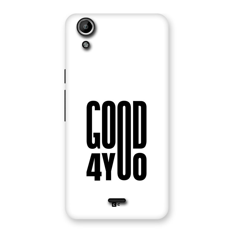 Good For You Back Case for Canvas Selfie Lens Q345