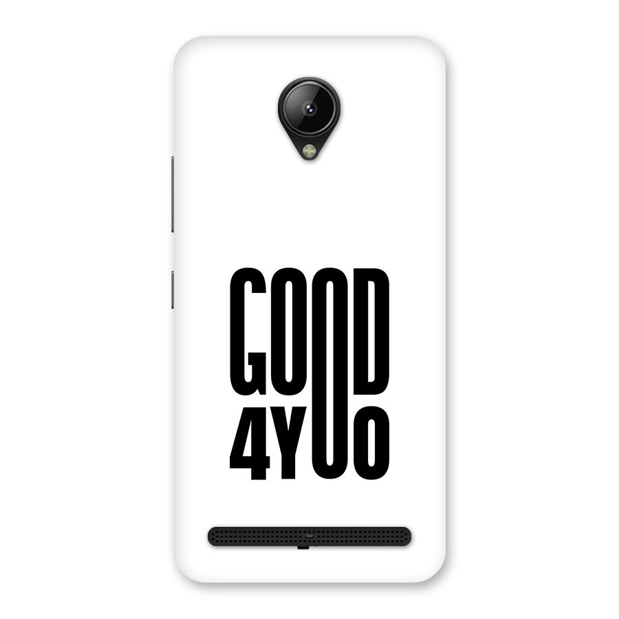 Good For You Back Case for Lenovo C2