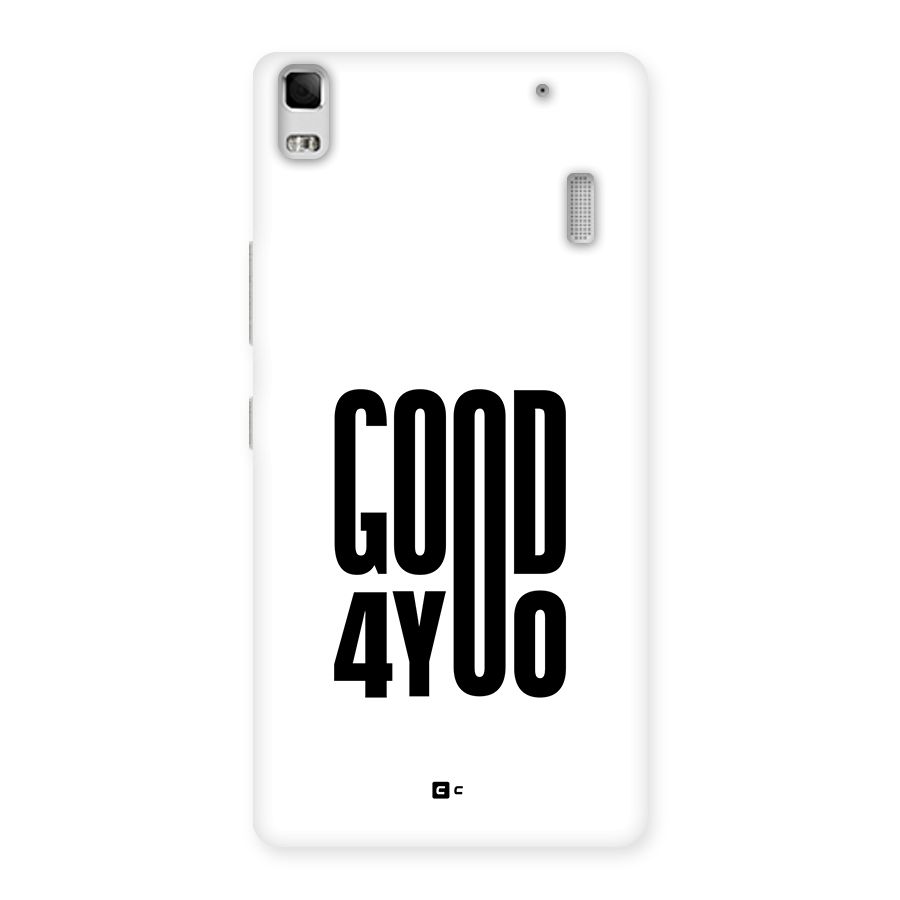 Good For You Back Case for Lenovo K3 Note