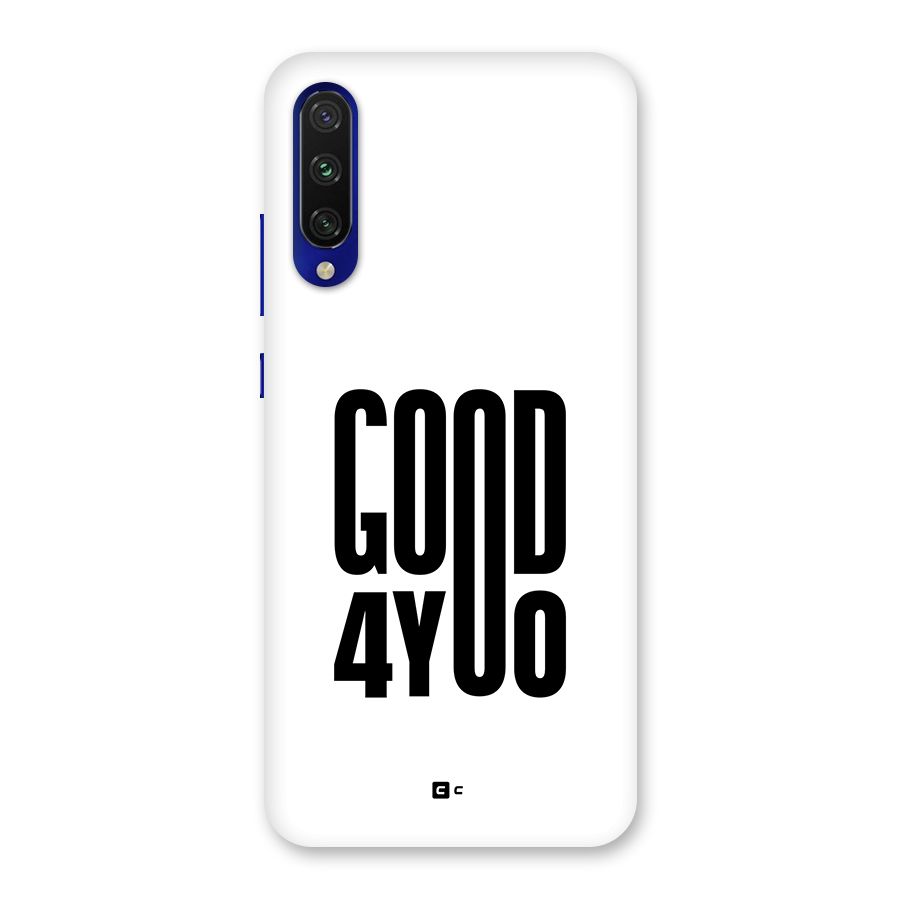 Good For You Back Case for Mi A3