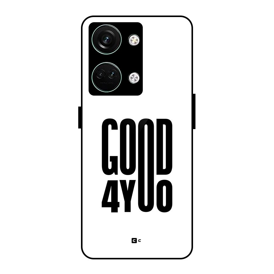 Good For You Glass Back Case for Oneplus Nord 3