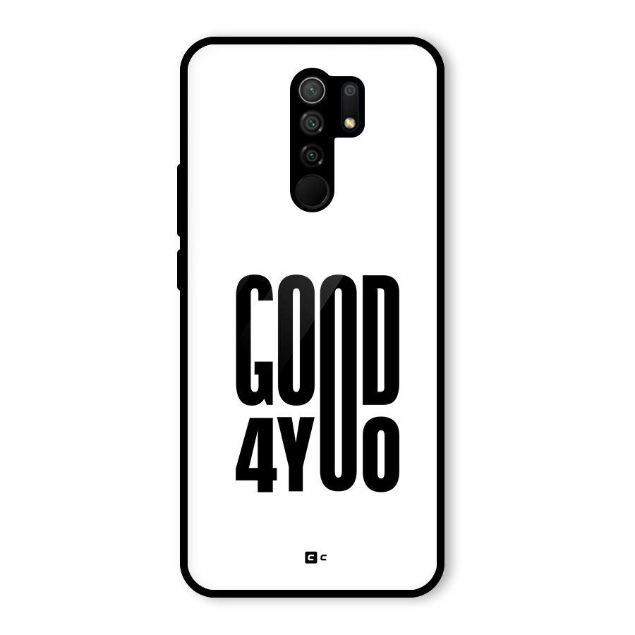 Good For You Glass Back Case for Poco M2