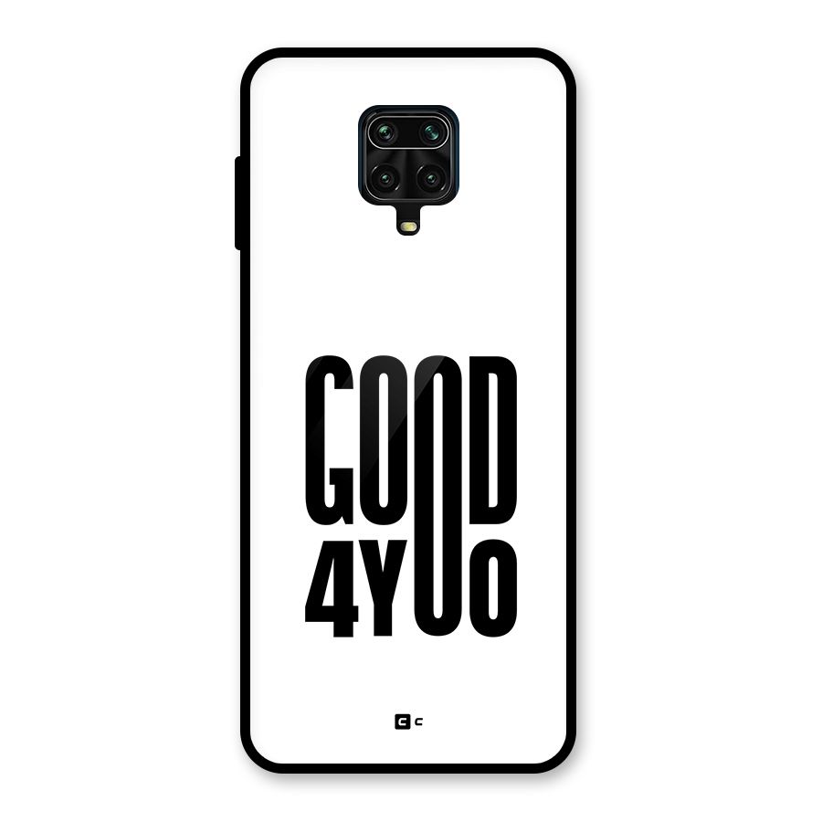 Good For You Glass Back Case for Poco M2 Pro