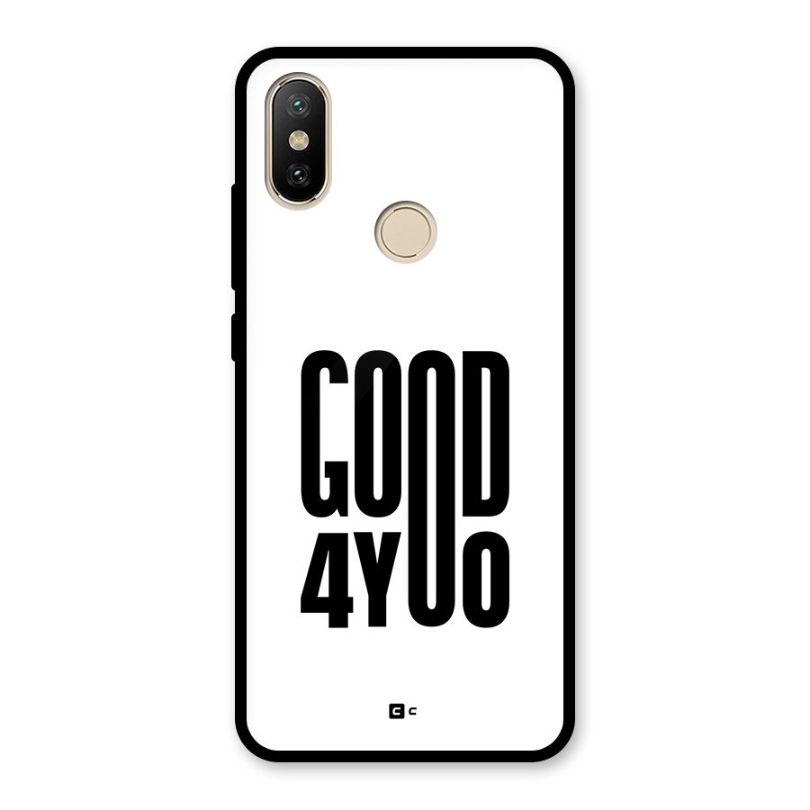 Good For You Glass Back Case for Redmi A2