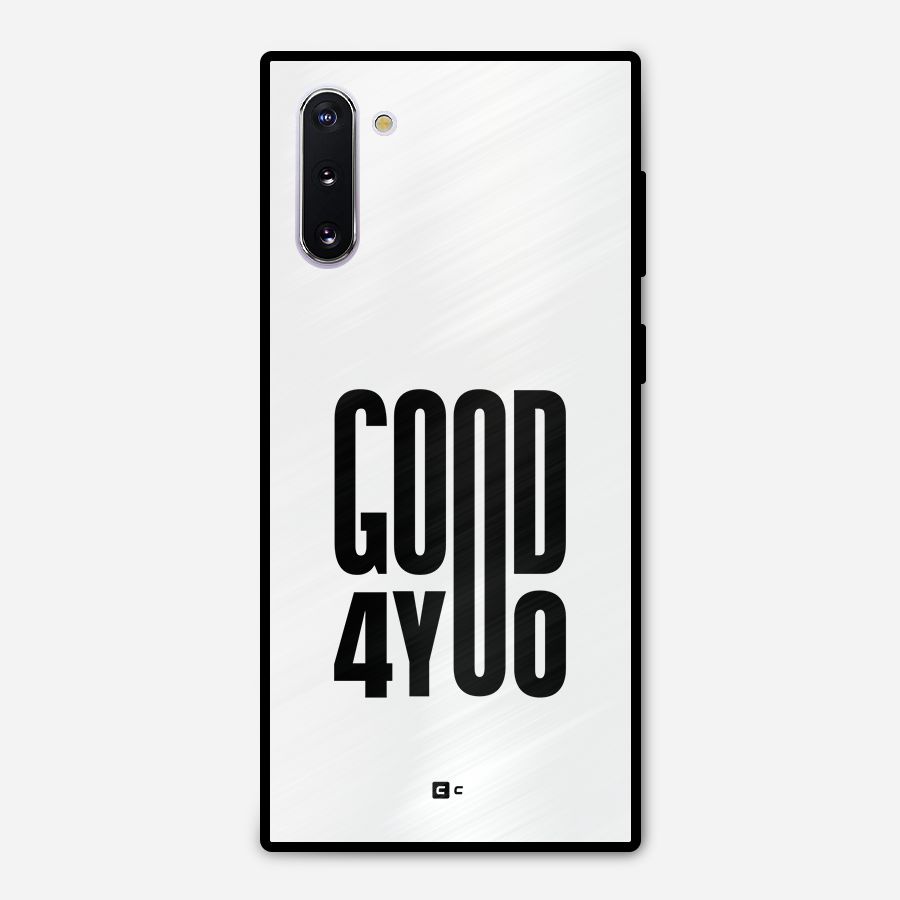 Good For You Metal Back Case for Galaxy Note 10
