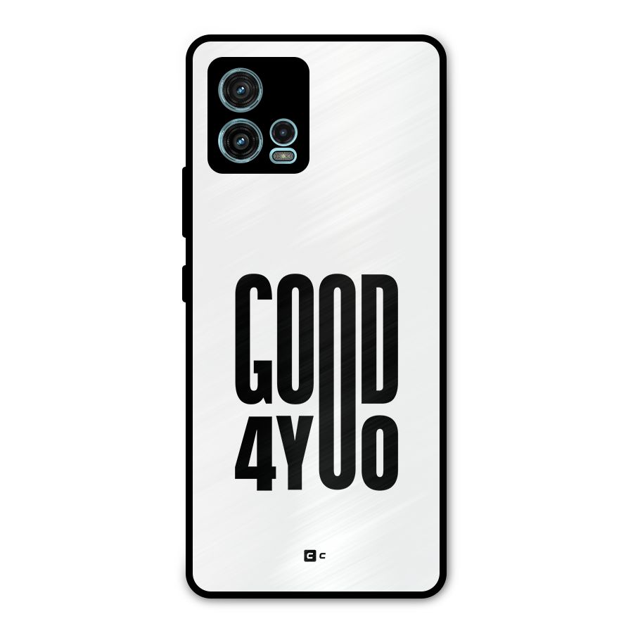 Good For You Metal Back Case for Moto G72