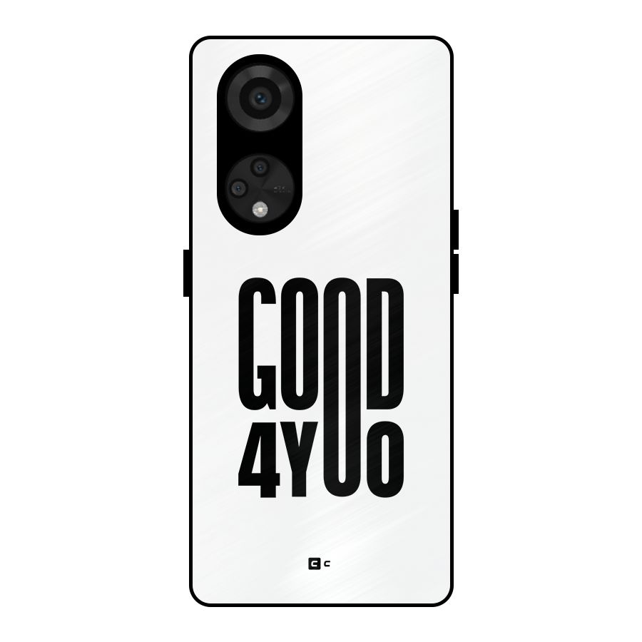 Good For You Metal Back Case for Reno8 T 5G