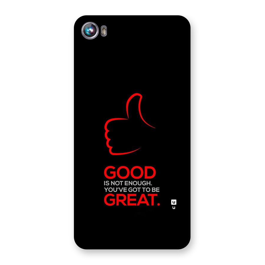 Good Great Back Case for Canvas Fire 4 (A107)