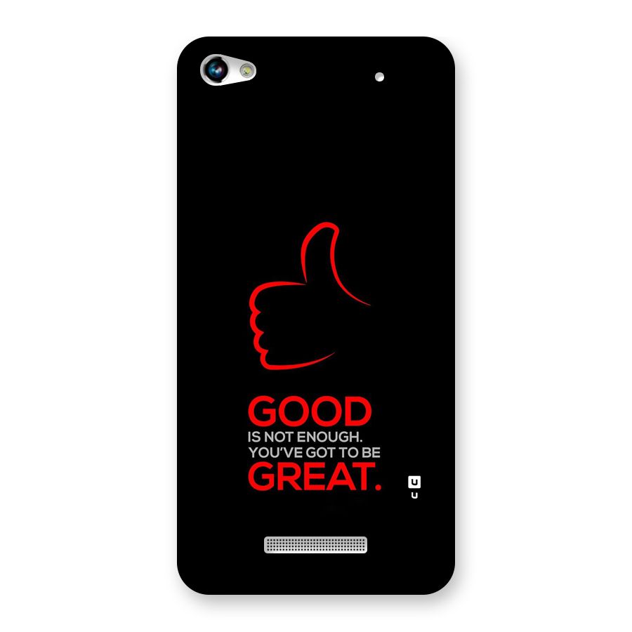 Good Great Back Case for Canvas Hue 2 A316