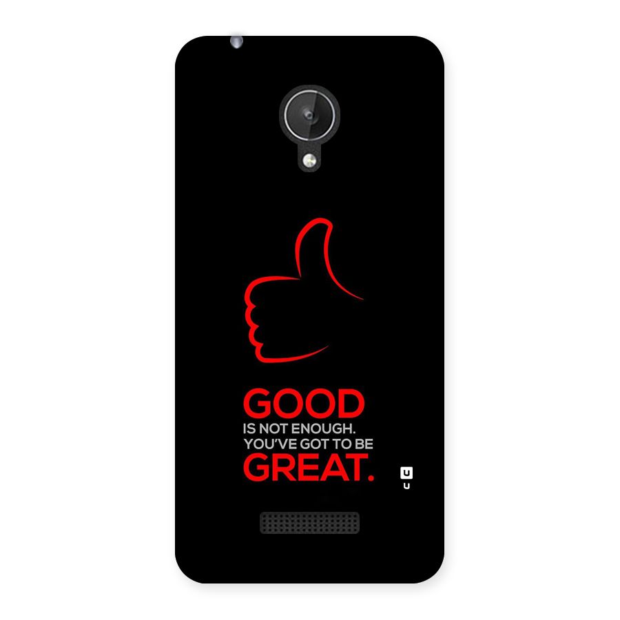 Good Great Back Case for Canvas Spark Q380