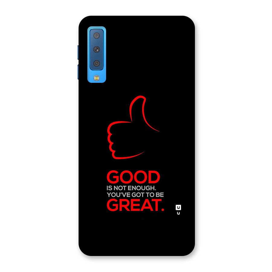 Good Great Back Case for Galaxy A7 (2018)