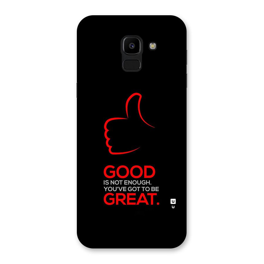 Good Great Back Case for Galaxy J6