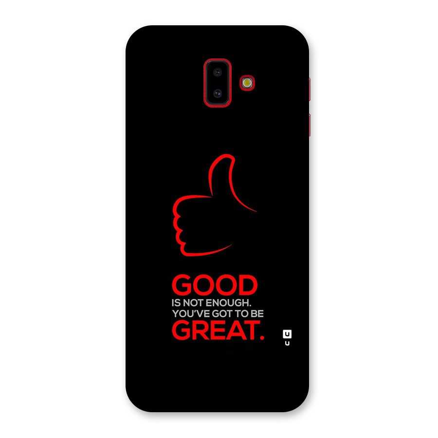 Good Great Back Case for Galaxy J6 Plus