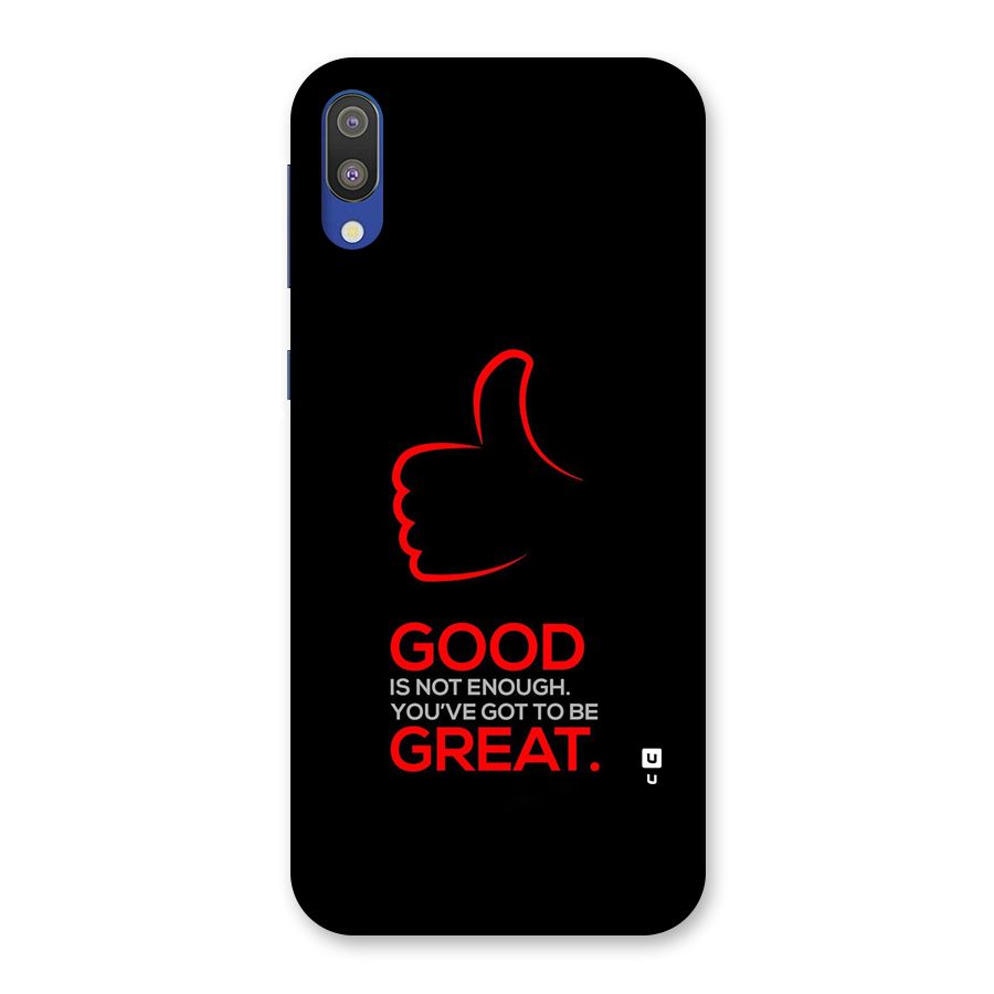 Good Great Back Case for Galaxy M10