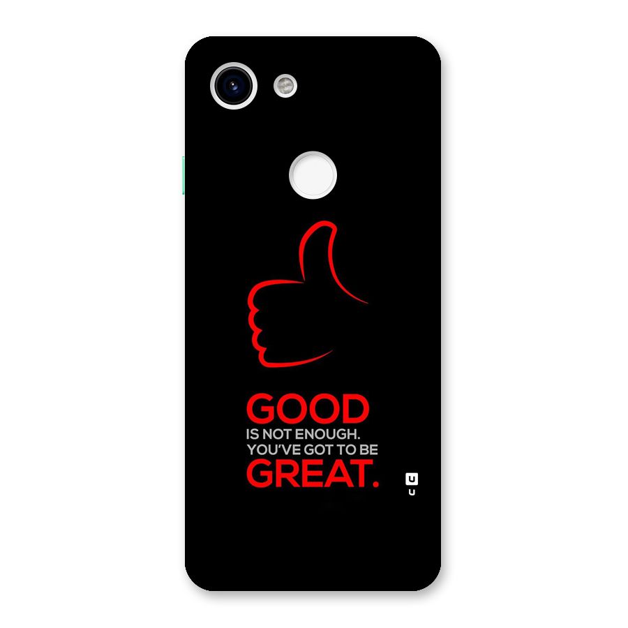 Good Great Back Case for Google Pixel 3