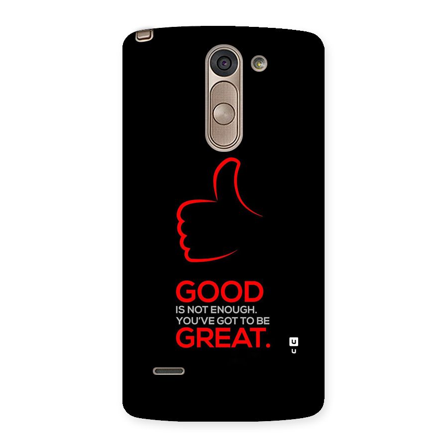 Good Great Back Case for LG G3 Stylus