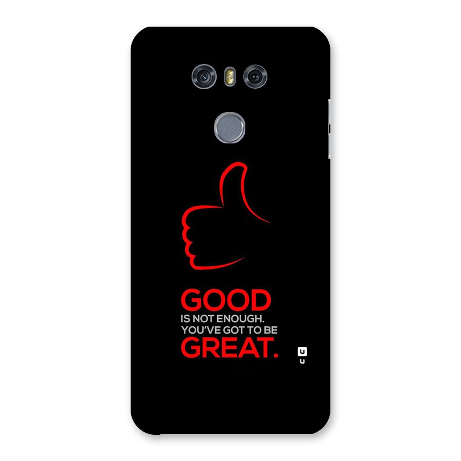 Good Great Back Case for LG G6