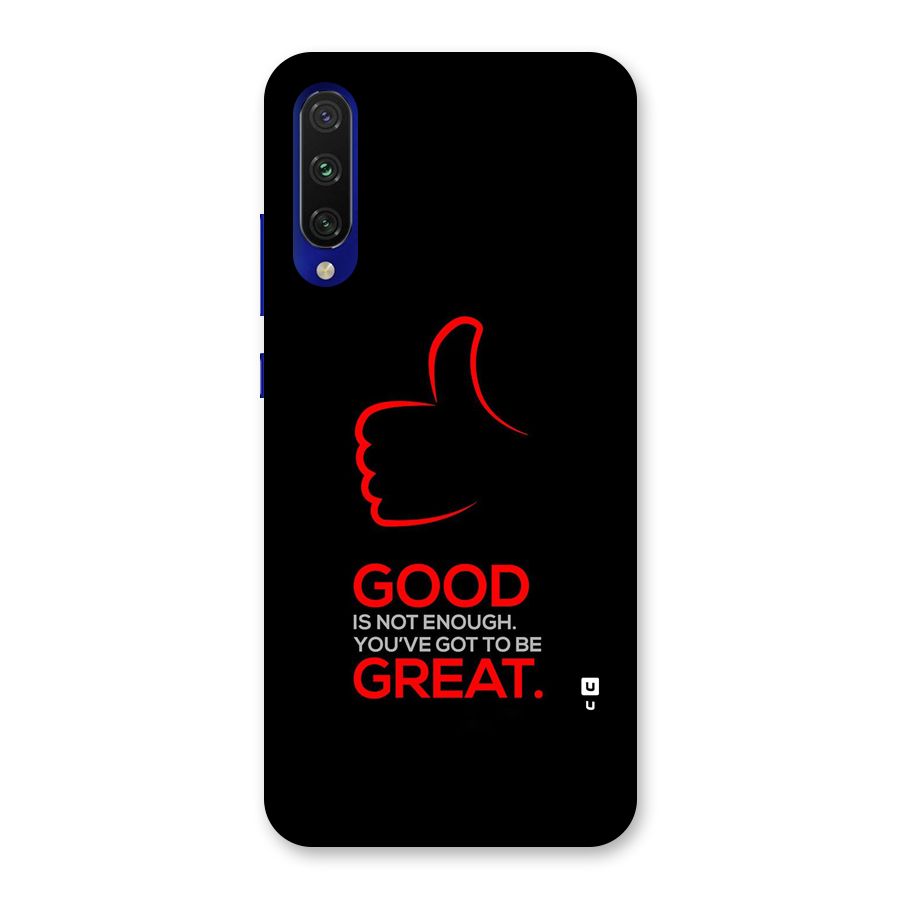 Good Great Back Case for Mi A3